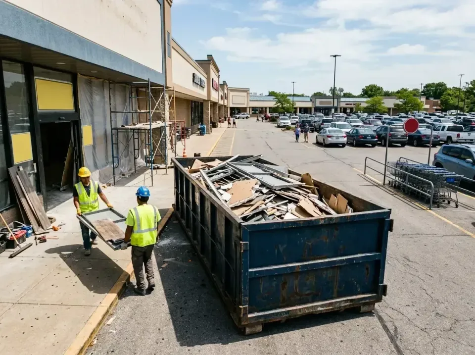 retail-store-renovation-debris-003 — frequently asked questions, Roll-off Dumpster Rentals in Sycamore, IL